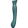 Vibratore Zalo Queen Cleopatra con calore - verde