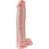 Dildo King Cock 38 cm con testicoli e ventosa