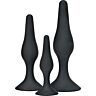 Kit compagni Curvy 3 tappi silicona negro