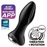 Vibratore Satisfyer Rotator Plug 2+ App Nero