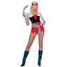 Costume pirata minivestito Music Legs con fiocco
