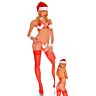 Costume Babbo Natale sexy Music Legs