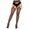 Collant Lace Plus Size con Cintura Alta e Dettagli