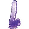 Vibratore King Cock 13.5 cm Morado Realistico