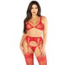 Set di Lingerie Leg Avenue con Bralette e Mutandina