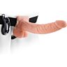 Pene vibrante realistico con imbracature 24 cm