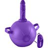 Mini sfera sessuale con dildo 15 cm viola