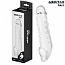 Funda Pene Addicted Toys M Trasparente 27cm