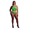 Body Cut Out Thong Shots Toys Neon Green