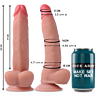 Dildo Rock Army Leopard 23 cm - Doppia densità realistica