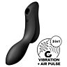 Satisfyer - curvy trinity 2 estimulador y vibrador negro