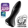 Satisfyer Rotator Plug Vibratore Nero