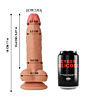 Dildo Cyber Silicock Jude 18 cm con ventosa efficace