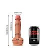 Dildo Cybersilcock Ansel 15.5 cm con ventosa