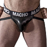 Jock in pelle nera MachoX25