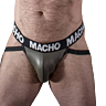 Jock in pelle grigia beige Maschio27