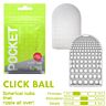 Masturbatore Tenga Pocket Click Ball con texture interne