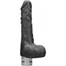 Pene realistico con vibrazione di 17 cm - nero