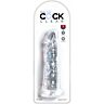 Pene realístico KING COCK 19.7 cm trasparente