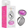 Plug Anale INTENSE con Cristallo Rosa - Design Glamour