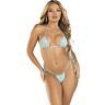 Bikini Leg Avenue con diamanti blu - 2 pezzi