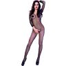 Bodystocking Chilirose CR 4307 con design calato senza cuciture
