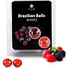 Bolas Brazilian Balls SECRETPLAY con Lubrificante Frutti di Bosco