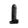 Estensione del pene con vibratore real feel 2 nero