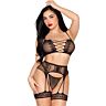 Set Lingerie Leg Avenue 89359 con Dettagli a Cuore