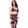 Set Lingerie Chilirose CR 4883 a quattro pezzi