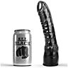 Dildo realistico All Black 20 cm ergonomico