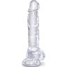 Dildo realistico KING COCK Clear 16,5 cm