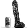 Dildo All Black DONG 29 cm fusto spesso