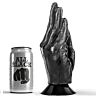 Dildo Fisting ALL BLACK 21 CM con forma ergonomica
