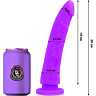 Dildo Lila DELTACLUB 20 cm in silicone medico
