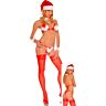 Costume Babbo Natale sexy Music Legs