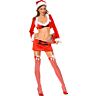 Costume Babbo Natale Minivestito Music Legs M/L