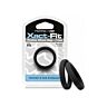 Confezione da 2 anelli in silicone Xact-fit 12,8 cm - nero