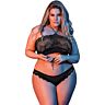 Set di lingerie Bandeaux & Panty L/XL in pizzo