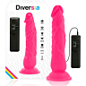 Dildo Diversia 21 cm con vibrazione e connessione doppia