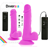 FlexiVibe Dildo Vibrante Flessibile 20.5 cm Lilla