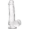 Dildo Jelly Transparent S Pleasures con ventosa potente