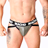 Jockstrap MACHO MX27GR in similpelle elastica