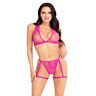 Top e mutandina Leg Avenue 86148 con pizzo floreale