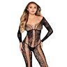 Bodystocking Leg Avenue 89369 con effetto lacci