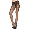 Pantie Leg Avenue con rete bordata e aberture