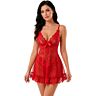 Babydoll LIVCO CORSETTI FASHION Nuit Red T-Shirt e Mutandina