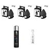 Kit di dilatazione anale progressiva con tre plug in silicone