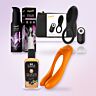 Kit premium per coppie con anello vibrante e vibratore da dito