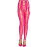 Medias Leg Avenue Rosa Neon Senza Cuciture